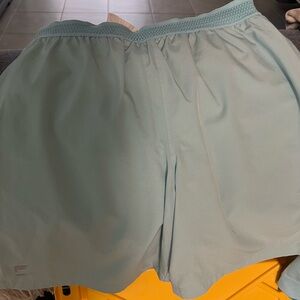 Men's Light Blue Athletic Shorts